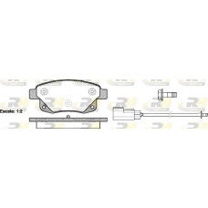 21252.02 ROADHOUSE Комплект гальмівних колодок дисковий гальм