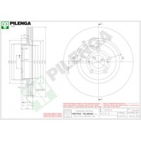 V646 PILENGA Гальмівний диск