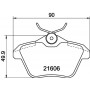PCP1498 DON Комплект гальмівних колодок дисковий гальм