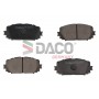 324575 DACO Germany Комплект гальмівних колодок дисковий гальм