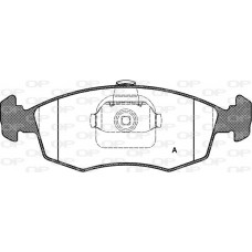 BPA0172.10 OPEN PARTS Комплект гальмівних колодок дисковий гальм