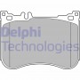 LP2445 DELPHI Комплект гальмівних колодок дисковий гальм