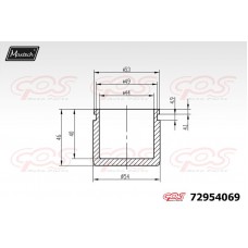 72954069 MAXTECH Поршень корпус скоби гальма