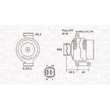 063731726010 MAGNETI MARELLI Генератор