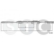 T480807 STC Тросик, cтояночный тормоз