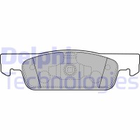LP2479 DELPHI Комплект гальмівних колодок дисковий гальм