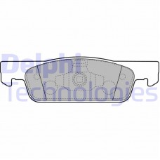 LP2479 DELPHI Комплект гальмівних колодок дисковий гальм