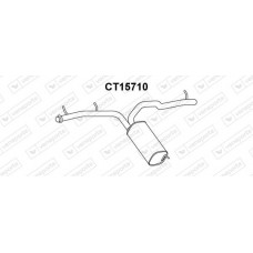 CT15710 VENEPORTE Глушник вихлопних газів кінцевий