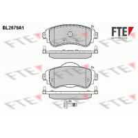 BL2679A1 FTE Комплект гальмівних колодок дисковий гальм