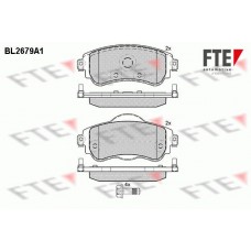BL2679A1 FTE Комплект гальмівних колодок дисковий гальм