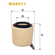 WA9511 WIX FILTERS Повітряний фільтр