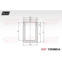 72938014 MAXTECH Поршень корпус скоби гальма