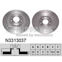 N3313037 NIPPARTS Гальмівний диск