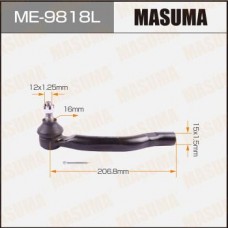 ME-9818L MASUMA Наконечник поперечної кермової тяги