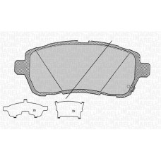 363916060684 MAGNETI MARELLI Комплект гальмівних колодок дисковий гальм