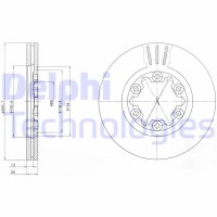 BG3559 DELPHI Гальмівний диск