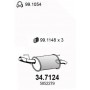34.7124 ASSO Глушник вихлопних газів кінцевий