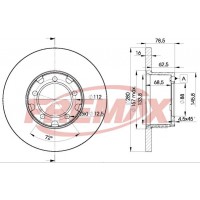 BD4280 FREMAX BRAKE DISC HIGH CARBON