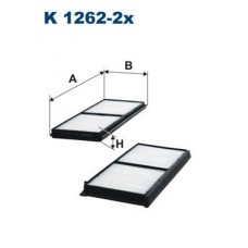 K 1262-2x FILTRON Фільтр повітря у внутрішньому просторі