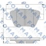 FO 691581 FOMAR Friction Комплект гальмівних колодок дисковий гальм