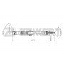 BS-9098 ZEKKERT Гальмівний шланг