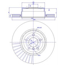 142.1466 CAR Гальмівний диск