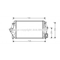 Интеркулер AVA QUALITY COOLING RT4212