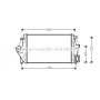 Интеркулер AVA QUALITY COOLING RT4212