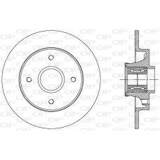 BDA2510.30 OPEN PARTS Гальмівний диск