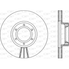 BDA1878.20 OPEN PARTS Гальмівний диск