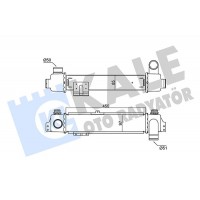 352475 KALE OTO RADYATÖR Интеркулер