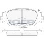 182172 ICER Комплект гальмівних колодок дисковий гальм