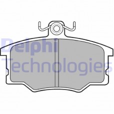 LP179 DELPHI КомплеК т гальмівних колодок, дискове гальмо