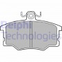 LP179 DELPHI КомплеК т гальмівних колодок, дискове гальмо
