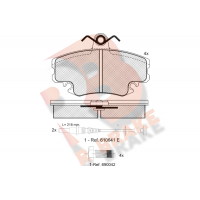 RB0993-700 R BRAKE Комплект гальмівних колодок дисковий гальм