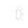0 986 424 692 BOSCH Комплект гальмівних колодок дисковий гальм
