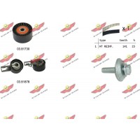 04.5348 AUTOKIT Комплект ременя ГРМ
