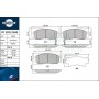 RT 2PD17040 ROTINGER Комплект гальмівних колодок дисковий гальм