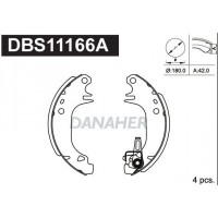 DBS11166A DANAHER Комплект гальмівних колодок