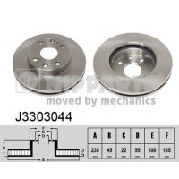 J3303044 NIPPARTS Гальмівний диск