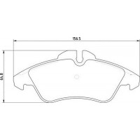 363710201835 MAGNETI MARELLI Комплект гальмівних колодок дисковий гальм