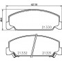 MDB1431 MINTEX Комплект гальмівних колодок дисковий гальм