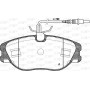 BPA0305.44 OPEN PARTS Комплект гальмівних колодок дисковий гальм