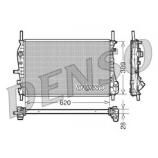 DRM10073 DENSO Радіатор охолодження двигуна