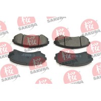 600-50-4288 SAKURA Комплект гальмівних колодок дисковий гальм