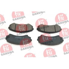 600-50-4288 SAKURA Комплект гальмівних колодок дисковий гальм