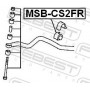 MSBCS2FR FEBEST Опора стабілізатора