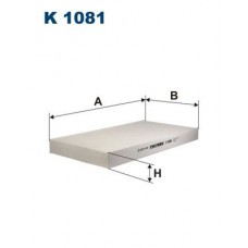 Фільтр повітря у внутрішньому просторі FILTRON K 1081