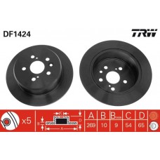 DF1424 TRW Гальмівний диск