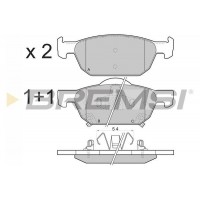 BP3369 BREMSI Комплект гальмівних колодок дисковий гальм